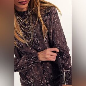 NWT Free People The Pistols Stacked Chain Choker ~Gold~